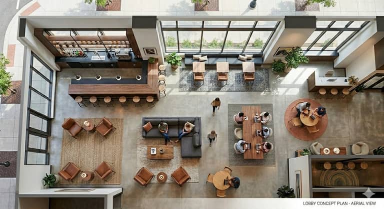Lobby aerial
