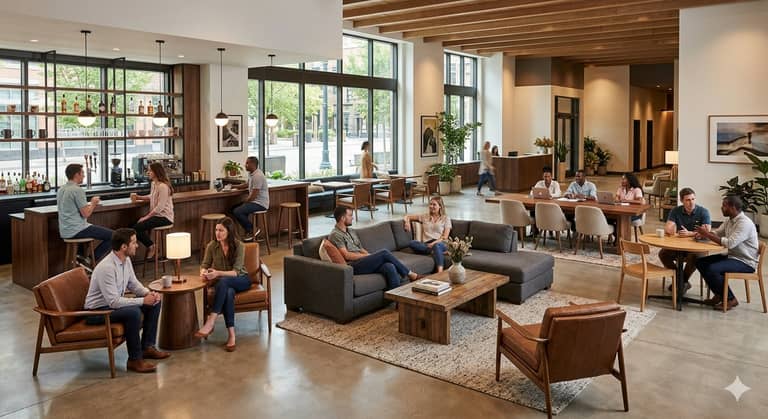 Communal lounge